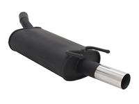 Muffer, Opel Corsa B 1,0 / 1,2 / 1,4 / 1,5 Diesel / 1,6 / 1,7/1,7D all 12V/16V, except Combo, 1 x 60 mm, EC approved