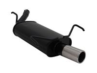 Endschalld�mpfer Opel Corsa C 1,0 / 1,2 / 1,4 / 1,7 D, 12V/16V, bei Diesel kein 16V, 1 x 76 mm, rund, gerade, mit ABE