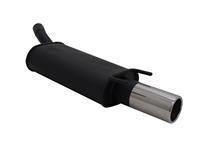 Endschalld�mpfer Opel Tigra 1,4-16V / 1,6-16V, 1 x 90 mm, rund, gerade, mit ABE