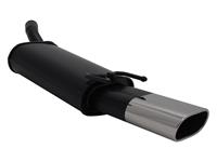 Endschalld�mpfer Opel Tigra 1,4-16V / 1,6-16V, 135 x 75 mm oval, gerade, mit ABE