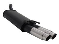 Endschalld�mpfer Opel Tigra 1,4-16V / 1,6-16V, 2 x 76 mm GP-Design, mit ABE