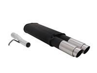 Endschalld�mpfer Opel Vectra A 1,4 / 1,6 / 1,7Diesel  / 1,8 / 2,0, nicht f�r 16V, 2 x 90 mm GP-Design, mit ABE