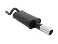 Endschalld�mpfer Renault Clio II 1,2 / 1,4 / 1,6 16V, 98-, 1 x 76 mm, rund, gerade, mit ABE