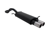 Endschalld�mpfer Seat Ibiza 1,4 / 1,6 / 1,8 / 1,8T / 2,0 GTI, 97-99, 2 x 76 mm rund, gerade, mit ABE