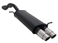 Endschalld�mpfer Seat Ibiza 1,4 / 1,6 / 1,8 / 1,8T / 2,0 GTI, 97-99, 2 x 76 mm GP-Design, mit ABE
