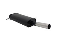 Muffler VW Golf 1 Cabrio 1,6 / 1,8 98 PS, 1 x 60 mm, EC approved