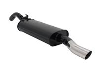 Endschalld�mpfer VW Golf II 1,1 / 1,3 / 1,6 / 1,6D / 1,8 nicht f�r 16V, G60, Syncro, 1 x 60 mm S-Design, mit ABE