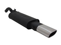 Endschalld�mpfer VW Golf II 1,1 / 1,3 / 1,6 / 1,6D / 1,8 nicht f�r 16V, G60, Syncro, 135 x 75 mm Oval, mit ABE
