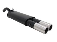 Endschalld�mpfer VW Golf II 1,1 / 1,3 / 1,6 / 1,6D / 1,8 nicht f�r 16V, G60, Syncro, 2 x 90 mm rund, mit ABE