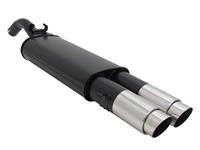 Endschalld�mpfer VW Golf II 1,1 / 1,3 / 1,6 / 1,6D / 1,8 nicht f�r 16V, G60, Syncro, 2 x 90 mm GP-Design, mit ABE