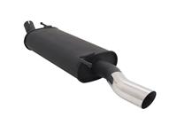 Endschalld�mpfer VW Golf III / Cabrio 1,4*/ 1,6*/ 1,6 GT/ 1,8*/ 1,8/ 1,9D*/1,9 TDI/ 2,0 nicht f�r Syncro, (*S Rohr wird ben�tigt), 1 x 60 mm S-Design, mit ABE