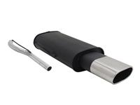 Muffler, VW Passat + Variant (estate) 1,6 / 1,8 / 1,9TD / 1,9TDI/ 2,0 except Syncro, 135 x 75 mm oval, EC approved