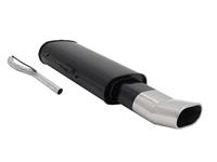 Muffler, VW Passat + Variant (estate) 1,6 / 1,8 / 1,9TD / 1,9TDI/ 2,0 except Syncro, 135 x 75 mm oval, EC approved