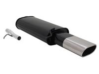 Muffler, VW Passat 3B/3BG sedan/ Variant (estate), 1,6/ 1,8/ 1,9TDI/ 2,0, 135x75 mm oval, approved (ABE)