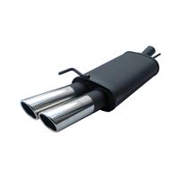 Endschalld�mpfer VW Golf II 19E 1,1/ 1,3/ 1,6/ 1,6D/ 1,8 , 2 x 76 mm SR-Design, mit ABE