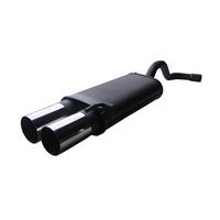 Endschalld�mpfer VW Golf II 19E 1,1/ 1,3/ 1,6/ 1,6D/ 1,8 , 2 x 90 mm RL-Design, mit ABE