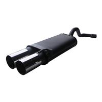 Endschalld�mpfer VW Polo II/ III 86C, 2 x 76 mm RL-Design, mit ABE