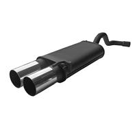 Endschalld�mpfer Opel Vectra A 1,4/ 1,6/ 1,7Diesel / 1,8/ 2,0, 2 x 76 mm RL-Design, mit ABE