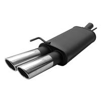 Endschalld�mpfer Renault Twingo CO6 1,2 - nicht bei 16V Modellen passend, 2 x 76 mm SR-Design, mit ABE