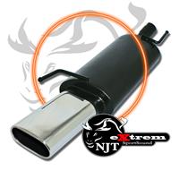 Silencieux en inox, eXtrem, VW Golf 3 (1HXO), 75x135, homologu�