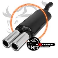 Sportschalld�mpfer, eXtrem, VW Polo 2/ 3 (86C), TwinRod 2x76, mit EG-Zulassung