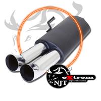 Silencieux en inox, eXtrem, VW Passat (35i), 2x76 OvalTour, homologu� CEE