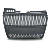 K�hlergrill JOM, Audi A4 8E (B7) 04-08, mit Wabengitter ohne Emblem und Aussparungen f�r PDC