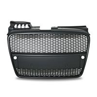 K�hlergitter Audi A4 8E (B7) 04-08, mit Aussparungen f�r PDC, Wabengitter, schwarz, ohne Emblem