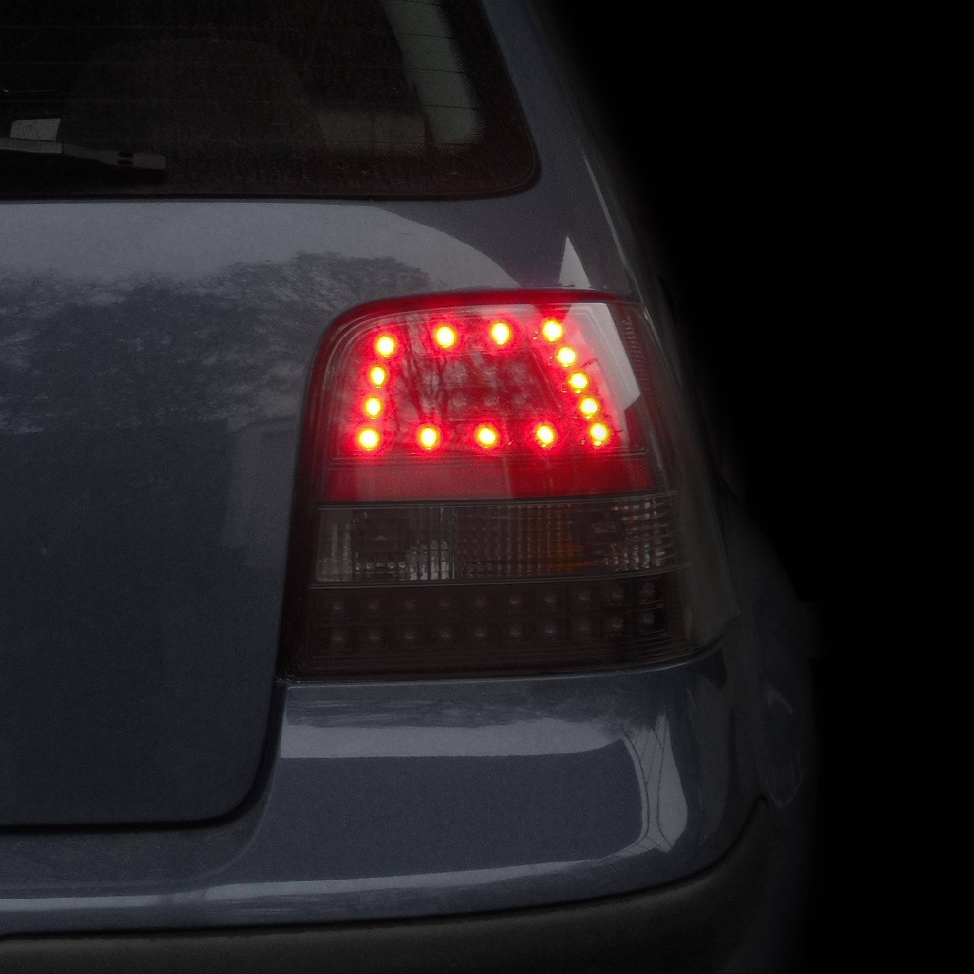 In Smoke Schwarz Led Ruckleuchten Set Fur 3er Bmw E46 Coupe Facelift 4 03 Auto Tuning Styling Lichter Leuchten