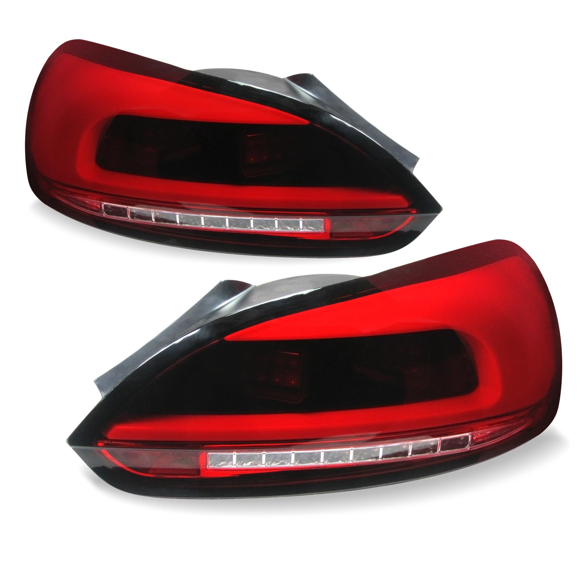 LED Lightbar Rückleuchten Heckleuchten LTI VW Scirocco 3 III 08- rot - Bild 1 von 1