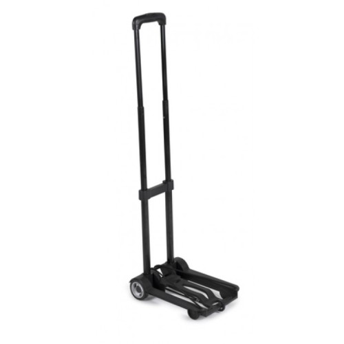 Transport Trolley, Sackkarre, Gepäckträger bis 45 kg mit Teleskopgriff, höhe 95cm, inklusive Spanngurt
