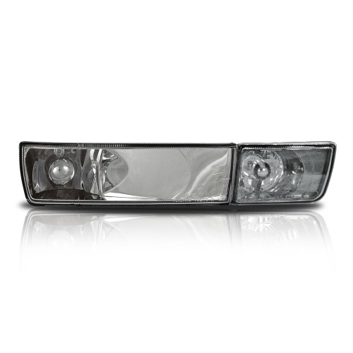 Indicators, fog lights, VW Golf 3, clear/chrome