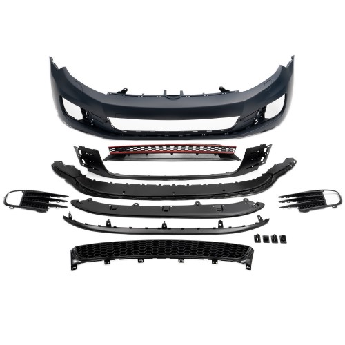 Frontstoßstange im Sport-Design mit  Kühlergrill passend für Golf 6 mit SRA ohne PDC passend für VW Golf 6