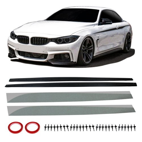 Seitenschweller Satz schwarz passend für F32 F33 F36 passend für BMW F32 / F33 / F36, 2011-2019