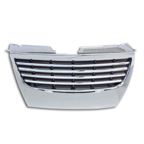 Kühlergrill ohne Emblem, Chrom passend für VW Passat 3C ab Baujahr 04.2005-