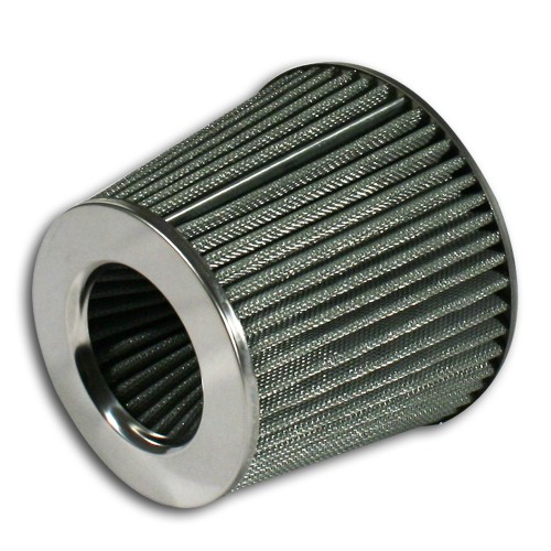 Power- Filter, silber mit 60, 70, 76, 84 und 90mm Anschluss
