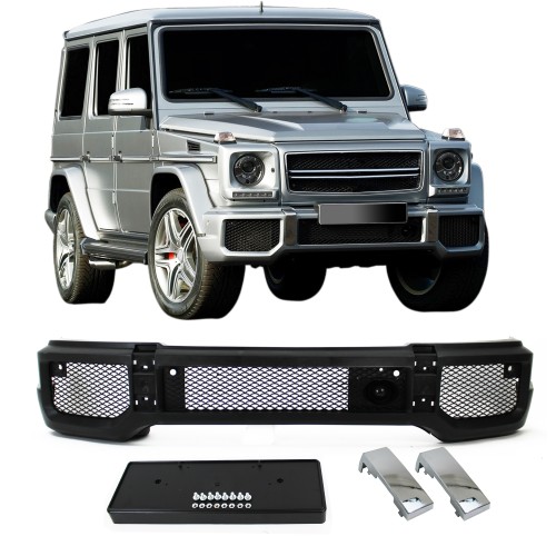 Stoßstange, JOM, vorn, passend für MB W463, 1990-2018, G-Klasse,für Fahrzeuge mit und ohne Radar Sensor, Sport Look passend für Mercedes Benz G-Klasse,  W463, 1990-2018
