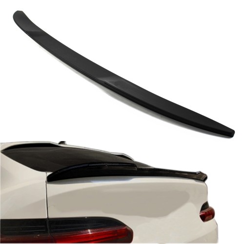 Trunk spoiler black matt suitable for BMW X4 (G02), 2018-