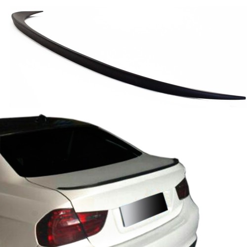 Trunk spoiler black matt, type 2 suitable for BMW 3er (E90) sedan, 2005-2011