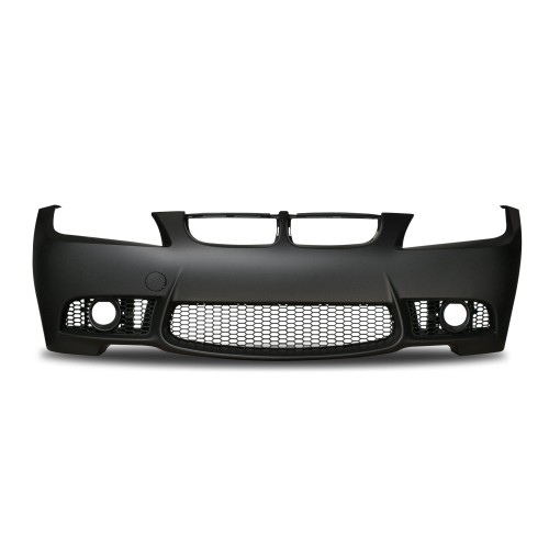 Frontstoßstange im Sport-Design mit PDC-Markierungen und Nebelscheinwerfereinsätzen passend für 3er E90 Limousine und E91 Touring Baujahr 2008 - 2011