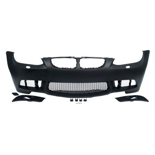 Front bumper in sports design with fog light covers suitable for BMW 3er E92 CoupÃ© year 9.2006 - 2009 and E93 Cabrio year 3.2007 - 03.2010