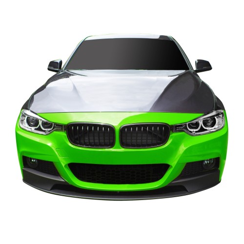 Front spoiler lip black matt, 1pcs suitable for BMW 3er F30 Limousine year 10/2011- F31