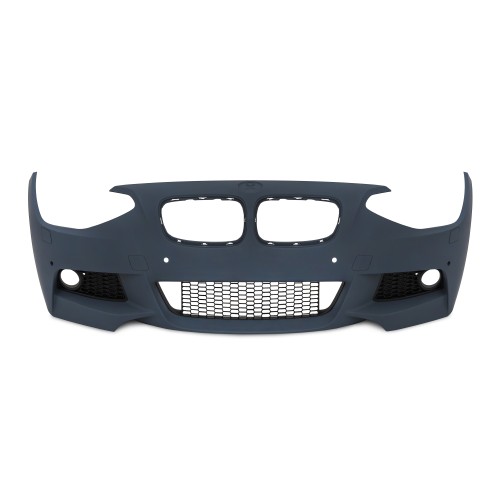 Front bumper in sports design  with PDC-holes and HCS suitable for BMW 1er F20 year 09.2011 - 2015