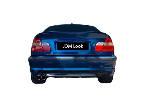 Rear skirt in sports Look, matt black, only for sport rear bumpers suitable for BMW 3 Series E46, year 1998-2007