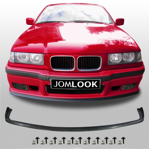 Frontspoilerlippe Spoiler Frontspoiler schwarz einteilig für E36 passend für BMW, 3er, E36