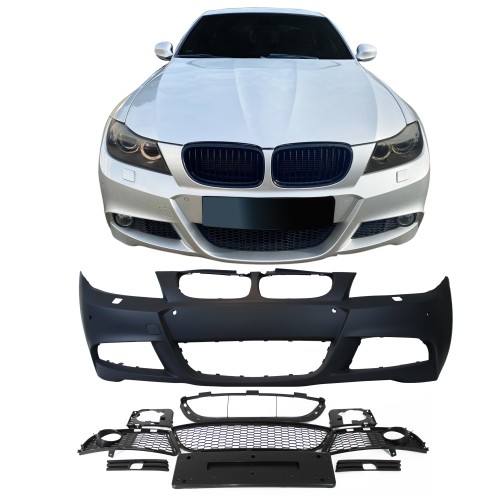 Frontstoßstange Stoßstange vorne passend für E90/91 LCI 2008- 2011 im Sport Look für PDC und SRA passend für BMW 3er E90/ E91 LCI 2008-2011