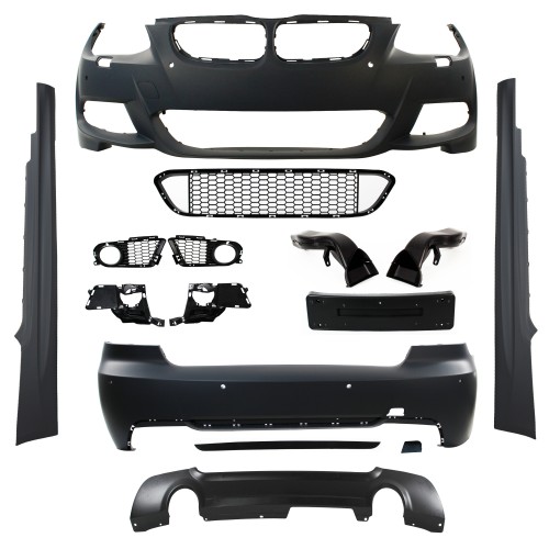 Body Kit incl. side skirts with PDC holes, for exhaust box on the left side and right side, for the HCS you use the orininal covers suitable for BMW 3 series E92/ E93 LCI, year 2010-2014