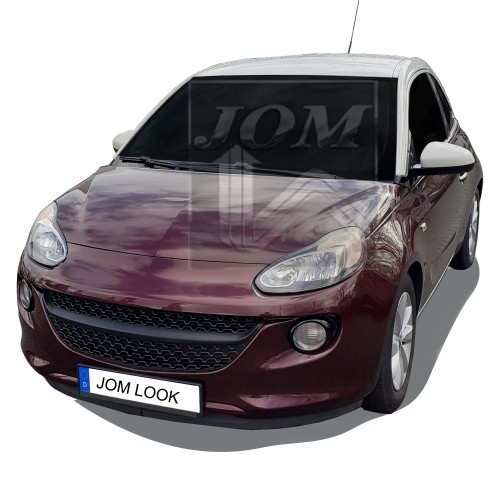 Kühlergitter Kühlergrill Sportgrill ohne Emblem, schwarz für Opel Adam passend für Opel Adam, 2012-2019