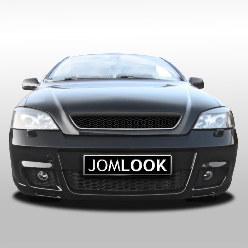 Front bumper in sports design suitable for Opel Astra G T98, CoupÃ©, Cabriolet, 3 und 5 TÃ¼rer