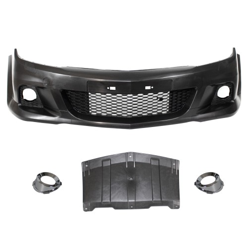 Front bumper in sports design suitable for Opel / Vauxhall Astra H 3 doors